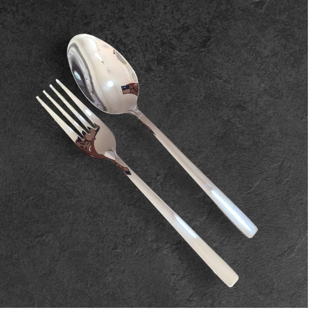قاشق و چنگال استیل 12 پارچه