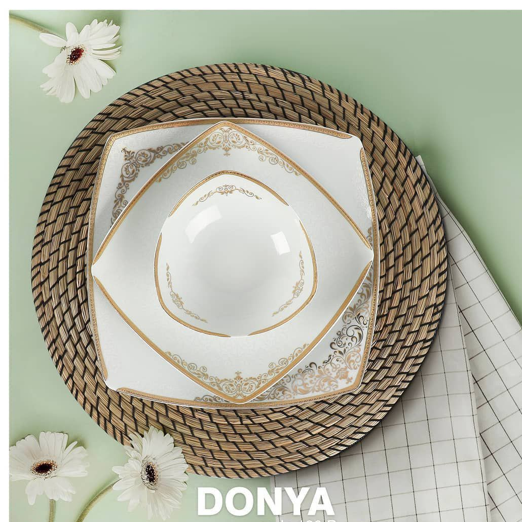 چینی پردیس طرح دنیا طلایی 30 پارچه